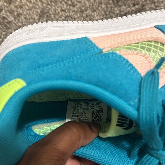 Nike Air Force 1 Oracle Aqua - Picture 6 of 6